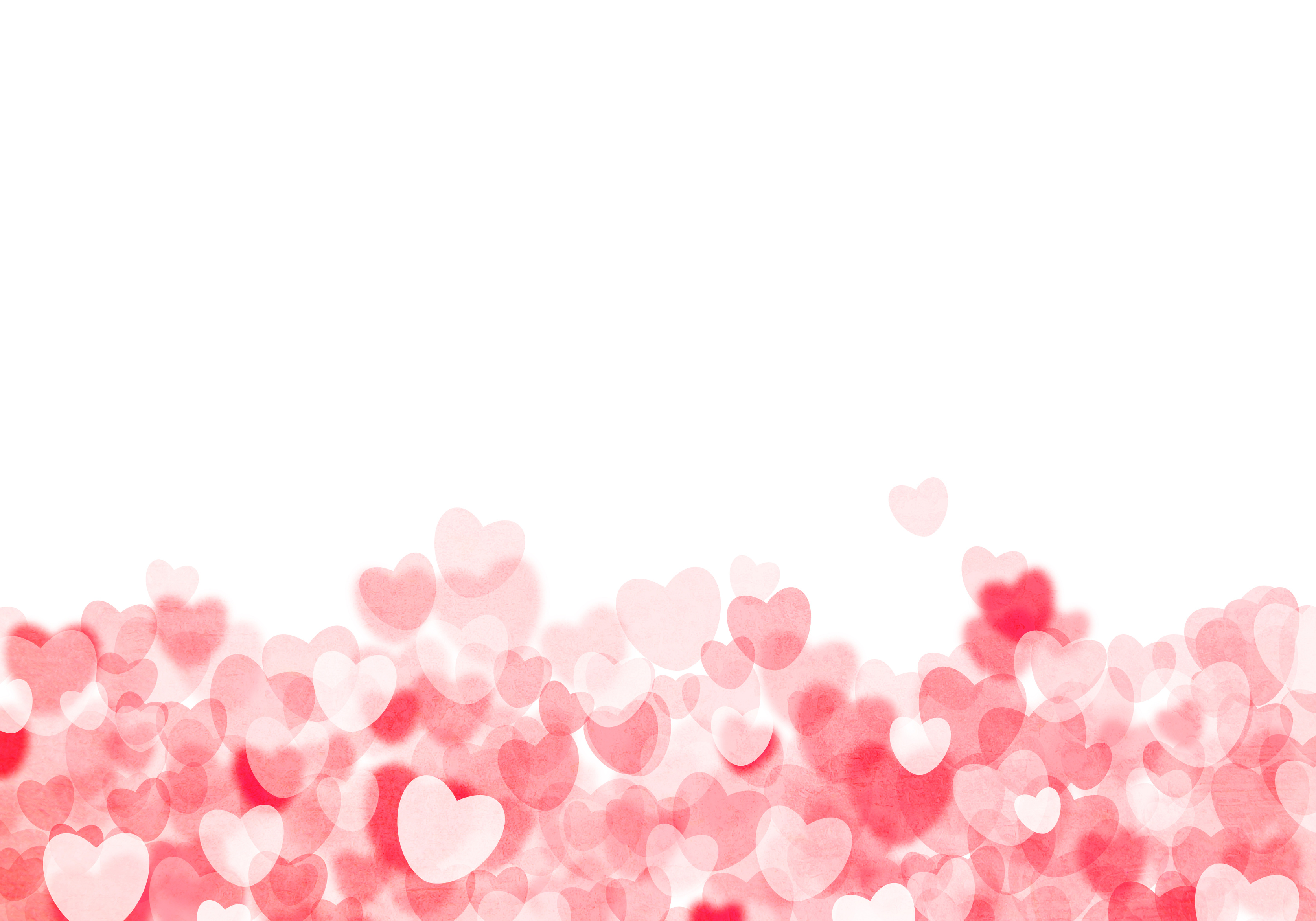 Valentine's day red hearts background